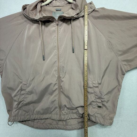 Soia & Kyo Jacket Women S/M Light Pink Oaklynn Windbreaker Hooded Relaxed Fit - Picture 12 of 15
